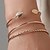 cheap Others-Women&#039;s Cuff Bracelet Classic Stylish Korean Alloy Bracelet Jewelry Gold For Daily