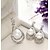 cheap Jewelry Sets-Women&#039;s Drop Earrings Pendant Necklace 3D Pear Stylish Elegant Classic fancy Imitation Pearl Earrings Jewelry Gold / Silver For Gift Daily 1 set