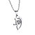cheap Men&#039;s Necklaces-Men&#039;s Women&#039;s Clear AAA Cubic Zirconia Pendant Necklace Geometrical Broken Heart Heart Letter Hollow Heart Relationship Elegant Hip-Hop Steel Stainless Silver 50 cm Necklace Jewelry 2pcs For Wedding