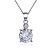 cheap Jewelry Sets-Women&#039;s Cubic Zirconia Drop Earrings Pendant Necklace Simple Vintage Classic Imitation Diamond Earrings Jewelry White For Party Prom Birthday Festival 3pcs / pack