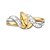 baratos Anéis-Mulher Anel Zircônia Cubica Clássico Dourado Latão Aço Oração Diferente Original Moda 1pç 6 7 8 9 10 / Mulheres