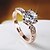 cheap Rings-1pc Band Ring Ring Women&#039;s Wedding Gift Daily White Platinum Plated Rose Gold Plated Imitation Diamond / Knuckle Ring / Open Ring / Adjustable Ring