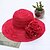 economico cappelli-Per donna Cappello da sole Di pizzo stile sveglio - Tinta unita Bianco Nero Rosa
