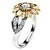 baratos Anéis-Anel Dourado Spot de Luz Multi-Colorida Liga 1pç 5 6 7 9 10 / Mulheres