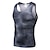 cheap Running &amp; Jogging Clothing-YUERLIAN Men&#039;s Workout Tank Compression Tank Top Athletic Base Layer Fitness Running Jogging Breathable Quick Dry Soft Sportswear Solid Colored White Black Grey Activewear Stretchy