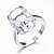 billige Moderinge-1 stk Bandring Ring For Akvamarin Dame Fest Forlovelse Klassisk Plastik Glæde / Løftering
