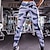 abordables Sport Athlétisme-Femme Taille haute Pantalon de yoga Legging Butt Lift Evacuation de l&#039;humidité camouflage Rouge / Vert Noir + Violet Noir+Gris Entraînement de gym Course / Running Fitness Des sports Tenues de Sport