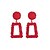 abordables Boucles d&#039;Oreille-Femme Boucles d&#039;Oreille Classique Des boucles d&#039;oreilles Bijoux Or rose / Jaune / Rouge Pour Plein Air Bar 1 paire