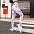 cheap Sport Athleisure-Women&#039;s High Waist Yoga Pants Leggings Butt Lift Moisture Wicking Camo / Camouflage White Running Dance Fitness Sports Activewear High Elasticity Skinny