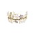 abordables Bracelets-Bracelet vintage Rétro Femme Etoile Rétro Vintage Bracelet Bijoux Argent Dorée Forme C pour Soirée Mariage Fiançailles