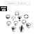 economico Others-Anello a fascia Argento Lega 11 pz / Per donna / Set di anelli