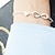 abordables Bracelets-Chaînes Bracelets Bracelet de charme Femme Torsadé Cœur Amour Infini Délicatesse dames simple unique basique Mode Bracelet Bijoux Argent Dorée pour Soirée Cadeau Décontracté Quotidien