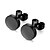 cheap Others-Men&#039;s Stud Earrings Earrings Jewelry Black For Daily Festival 1 Pair