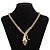 preiswerte Modische Halsketten-Damen Halsketten Schlange Chrom Silber Gold 45+5 cm Modische Halsketten Schmuck 1 Stück Für Karnival