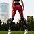 abordables Deporte Athleisure-Mujer Pantalones de yoga Alta cintura Medias / Mallas Largas Polainas Prendas de abajo Corazón Moda Control de barriga Levantamiento de tope Secado rápido Rojo Aptitud física Entrenamiento de