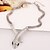 cheap Necklaces-Women&#039;s Choker Necklace Snake Chrome Silver Gold 45+5 cm Necklace Jewelry 1pc For Carnival