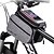 billige Cykeltasker-Wheel up Taske til stangen på cyklen 6 inch Vandtæt Cykling for Cykling Mørkegrå Mountain Bike Vejcykel Udendørs Træning