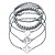 cheap Bracelets-Women&#039;s Beaded Heart life Tree European Fashion Alloy Bracelet Jewelry Silver For Daily Holiday