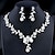 economico gioielli-Rhinestone Alloy Bridal Jewelry Set