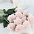 abordables Detalles Decorativos-flor artificial ramo de boda de plástico ramo de flores de mesa 1 rama 43cm