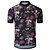 cheap Cycling Clothing-21Grams® Floral Botanical Funny Short Sleeve Men&#039;s Cycling Jersey - Black Red Bike Breathable Quick Dry Moisture Wicking Jersey Top Sports Terylene Summer Mountain Bike MTB Road Bike Cycling Clothing