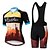 cheap Cycling Clothing-EVERVOLVE Women&#039;s Cycling Jersey with Bib Shorts Short Sleeve - Summer Lycra Cotton White Black Funny Statue Of Liberty Bike Anatomic Design Quick Dry Moisture Wicking Breathable Back Pocket Clothing