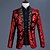 cheap Vintage Dresses-Disco 1980s Tuxedo Suits &amp; Blazers Prince Men&#039;s Sequins Geometric Halloween Carnival Party Evening Prom Adults&#039; Tuxedo