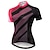 cheap Cycling Clothing-21Grams® Women&#039;s Cycling Jersey Short Sleeve - Summer Elastane Polyester Fuchsia Stripes Bike Mountain Bike MTB Road Bike Cycling Jersey Top Breathable Quick Dry Moisture Wicking Sports Clothing
