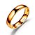 billige Herre Ringe-Bandring Rose Guld Sølv Guld Rustfrit Stål Titanium Stål Basale Mode 1 stk 5 6 7 8 9 / Dame / Herre / Ring / Hale Ring