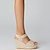 cheap Sandals-Women&#039;s Sandals Wedge Sandals Wedge Heel Wedge Sandals Comfort Daily Mesh Black Beige
