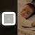 baratos Luzes de Noite de Interior-Luz noturna de toque com detecção automática para quarto de bebê corredor de cabeceira controle de luz sensor inteligente mini lâmpada quadrada plugue eua plugue