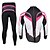 cheap Cycling Clothing-Men&#039;s Long Sleeve Cycling Jersey with Tights Cycling Jacket Mountain Bike MTB Road Bike Cycling Winter Green Purple Yellow Patchwork Bike Thermal Warm 3D Pad Breathable Quick Dry Back Pocket Clothing