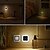 abordables Iluminación nocturna de interior-Luz nocturna táctil de detección automática para habitación de bebé, dormitorio, pasillo, control de luz de noche, sensor inteligente, mini lámpara cuadrada, enchufe estadounidense, enchufe europeo