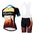 cheap Cycling Clothing-EVERVOLVE Women&#039;s Cycling Jersey with Bib Shorts Short Sleeve - Summer Lycra Cotton White Black Funny Statue Of Liberty Bike Anatomic Design Quick Dry Moisture Wicking Breathable Back Pocket Clothing