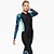 cheap Wetsuits, Diving Suits &amp; Rash Guard Shirts-SBART Women&#039;s UPF50+ Quick Dry Rash Guard Dive Skin Suit Full Body Front Zip Bathing Suit Swimsuit Tropical Printed Swimming Diving Surfing Snorkeling Spring Summer Autumn