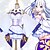 billige Anime cosplay-Inspirert av Re: Zero Starting Life in Another World kara hajimeru isekai seikatsu Cosplay Anime  &quot;Cosplay-kostymer&quot; Japansk Cosplay-drakter Kjole Sokker Hodeplagg Til Dame