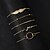 cheap Bracelets-Women&#039;s 5pcs Layered Vintage Bracelet Earrings / Bracelet Fashion Vintage Trendy Korean Boho Wings Vertical / Gold bar Heart Rate Alloy Bracelet Jewelry Gold For Daily