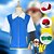 cheap Anime Cosplay-Inspired by Pocket Little Monster Cosplay Anime Cosplay Costumes Japanese Cosplay Suits Top Gloves Hat For Men&#039;s