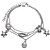abordables Bijoux de Corps-Bracelet de cheville Femme Bijoux de Corps Pour Soirée Quotidien Alliage Argent 1pc