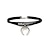 preiswerte Modische Halsketten-Damen Halsketten Stoff Schwarz 30+7 cm Modische Halsketten Schmuck 1pc Für Geschenk