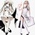 billige Anime cosplay-Inspirert av Yosuga no Sora Kasugano Sora Anime  &quot;Cosplay-kostymer&quot; Japansk Kjoler Kjole Til Dame