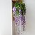 abordables Flores Artificiales-flor artificial 1pc rama moderno contemporáneo pared eterna simulación de flores wisteria fábrica de flores directo de frijol flor colgante de pared decoración de arco de boda 110cm