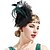 abordables Robes Vintage-Rétro Vintage 1920s Gatsby le magnifique Bandeau Garçonne Bijoux de Cheveux Femme Plume Festival Coiffure