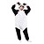 cheap Kigurumi Pajamas-Adults&#039; Kigurumi Pajamas Nightwear Camouflage Panda Cartoon Onesie Pajamas Polar Fleece Cosplay For Christmas Men&#039;s Women&#039;s Boys Animal Sleepwear Cartoon Festival / Holiday Costumes / Washable