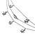 abordables Bijoux de Corps-Bracelet de cheville Femme Bijoux de Corps Pour Soirée Quotidien Alliage Argent 1pc