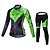 cheap Cycling Clothing-Malciklo Women&#039;s Long Sleeve Cycling Jersey with Tights Winter Fleece Velvet Lycra Purple Yellow Red British Plus Size Bike Jersey Bib Tights Clothing Suit Fleece Lining 3D Pad Quick Dry Breathable