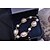 abordables Bracelets-Bracelet à Perles Femme Tressé Perle d&#039;eau douce Perle Plaqué or Tissage Baroque Bohème Bracelet Bijoux Dorée Circulaire pour Soirée Quotidien Vacances Festival