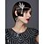 billige Vintage kjoler-Retro / vintage De livlige 20-årene 1920-tallet Flapperpannebånd i 1920-stil Hodeplagg Den store Gatsby Dame Ytelse Fest / aften Forretning / Seremoni / Bryllup