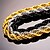 preiswerte Halsketten-Herren Halskette Erklärung Modisch Titanstahl Schwarz Gold Silber 55 cm Modische Halsketten Schmuck 1pc Für Strasse Geschenk Alltag Festival