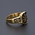 preiswerte Ringe-Bandring Skulptur Gold Kupfer Aleación Blattform Stilvoll Einfach Europäisch 1pc 8 9 1 11 / Herren / Statement-Ring / Ring